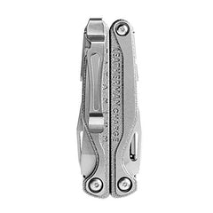 Leatherman Charge Plus TTi - Titanium multi-tool with all locking tools including knives, pliers, saw and screwdriver, camping and fishing tool made in the USA, in stainless steel