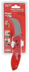 Milwaukee 48-22-1985 Fastback Hawk Bill Folding Knife w/Belt Clip and Lanyard Hole, Metal