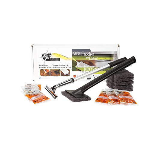 3M Scotch-Brit Quick Clean Griddle Cleaning System Starter Kit, 1/case