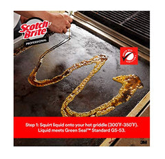 3M Scotch-Brit Quick Clean Griddle Cleaning System Starter Kit, 1/case